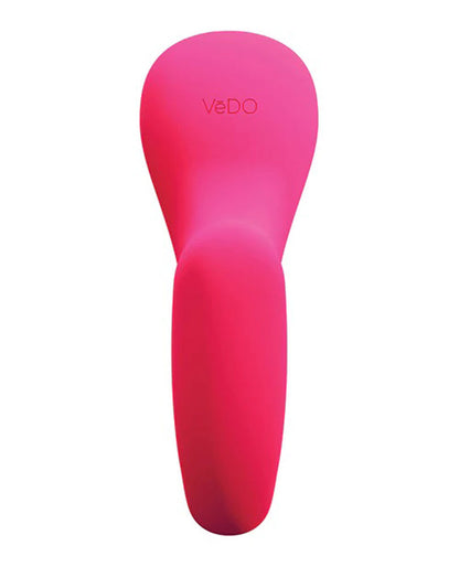 VeDO Suki Plus Rechargeable Dual Sonic Vibe - G-Spot and Clitoral Stimulation - Foxy Pink