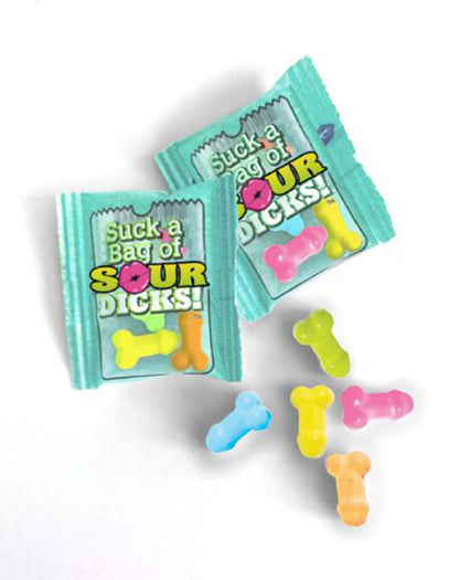 Little Genie Suck a Bag of Sour Dicks – 25 Sour Candies