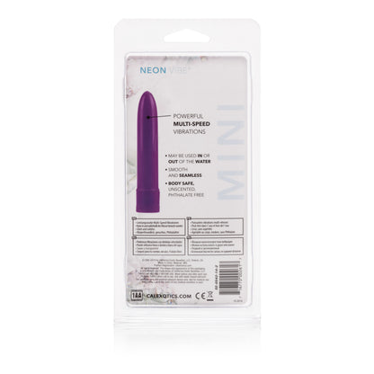 CalExotics Mini Neon Multi-Speed Vibrator – Purple