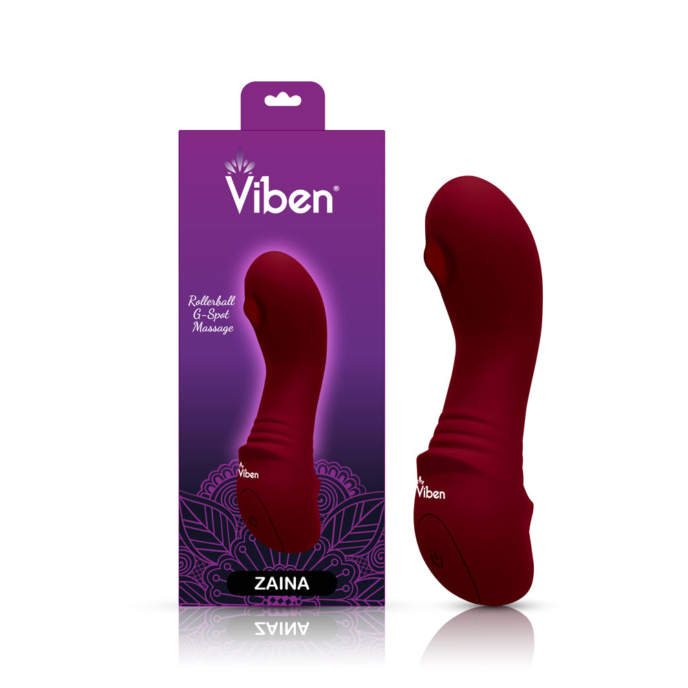 Viben Zaina Mini Rollerball G-Spot Vibe – Red