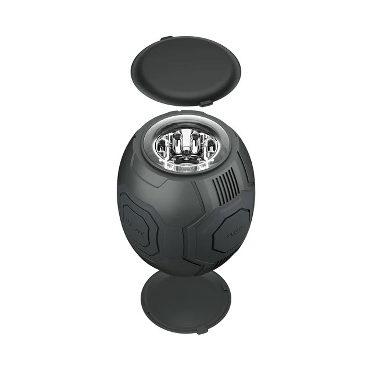 M for Men Dome X Vibrating Masturbator - Automatic Male Stroker - Black