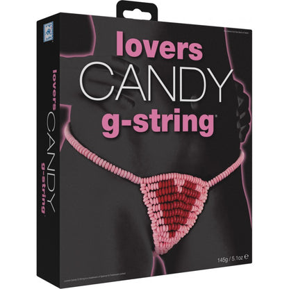 Hott Products Lovers Candy G-String – Heart Shape Design – Pink