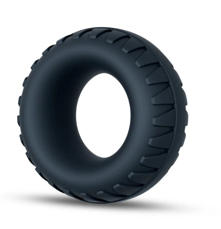 Blush Performance Plus Traction Platinum-Cured Liquid Silicone Cock Ring – Black