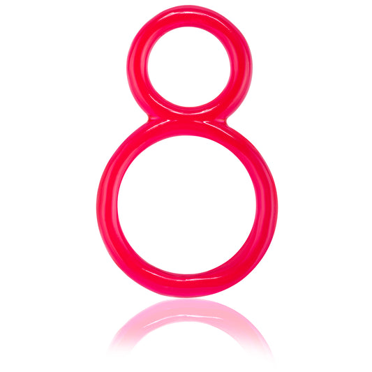 Ofinity Double Ring Erection Enhancer – Red