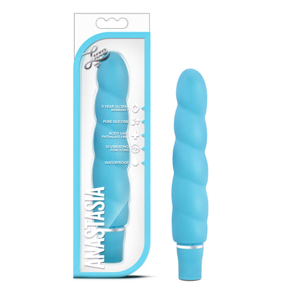 Blush Novelties Luxe Anastasia Vibrator – Blue – Multi-Speed Waterproof