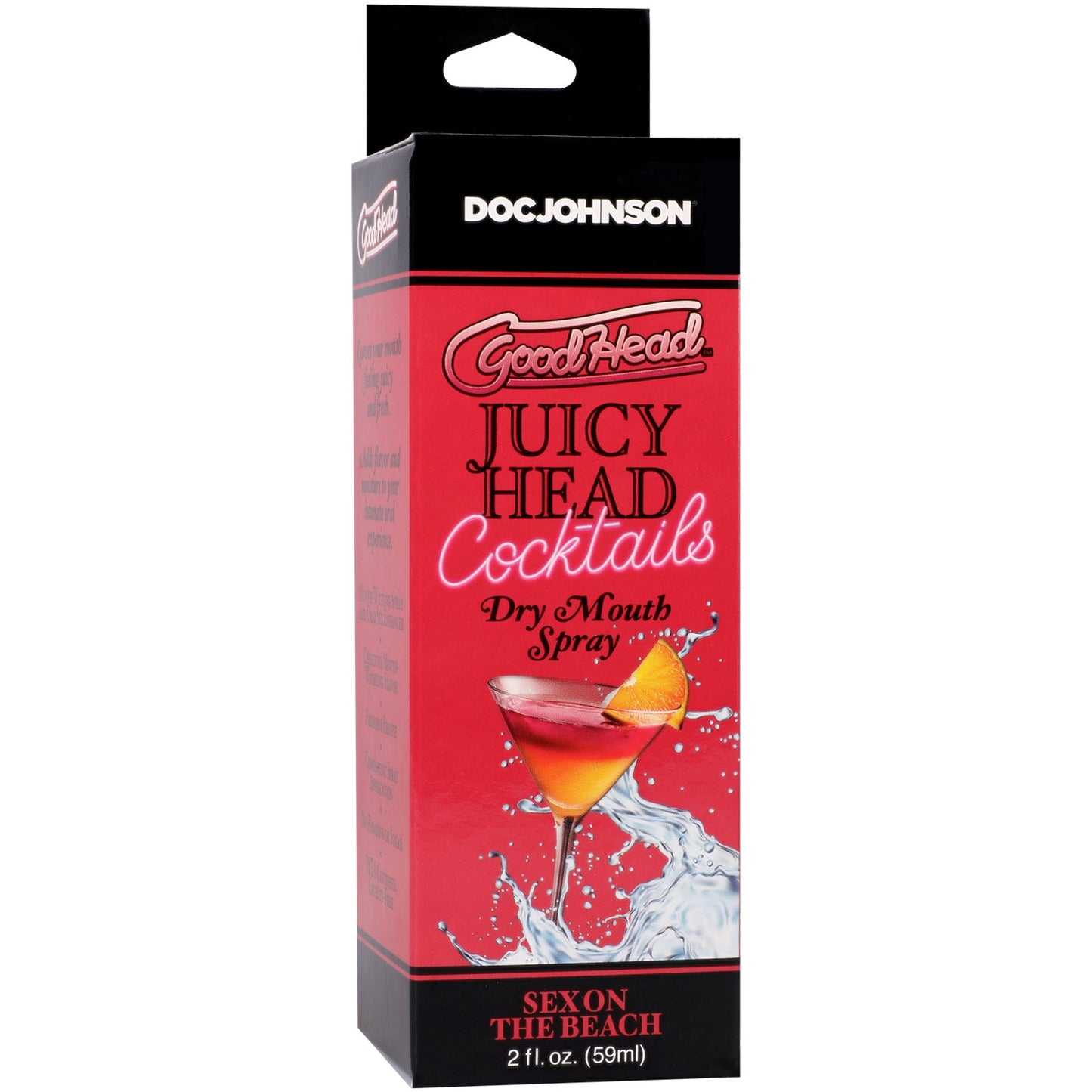Goodhead Juicy Head Cocktails Dry Mouth Spray – Sex on the Beach Flavor – 2oz