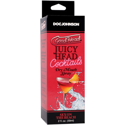 Goodhead Juicy Head Cocktails Dry Mouth Spray – Sex on the Beach Flavor – 2oz
