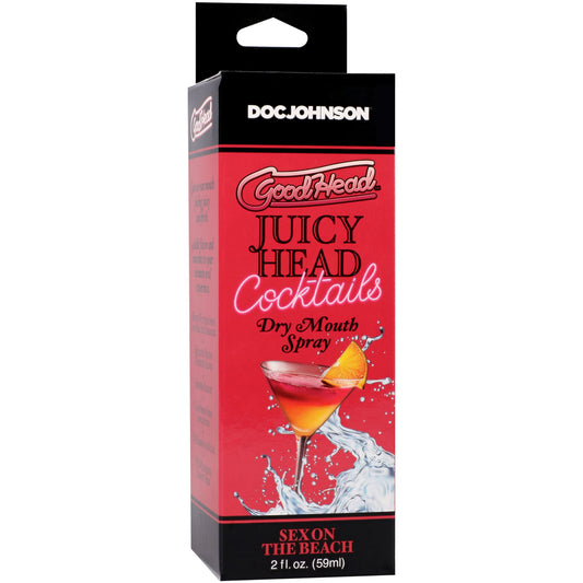 Goodhead Juicy Head Cocktails Dry Mouth Spray – Sex on the Beach Flavor – 2oz