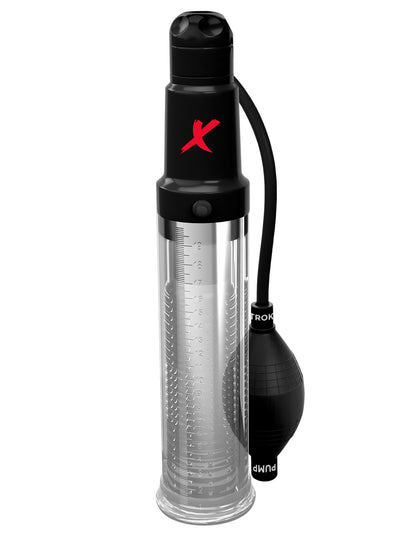 Pipedream PDX Elite Suck-N-Pump Stroker - Multi-Function Erection Pump and Masturbation Stroker - Black
