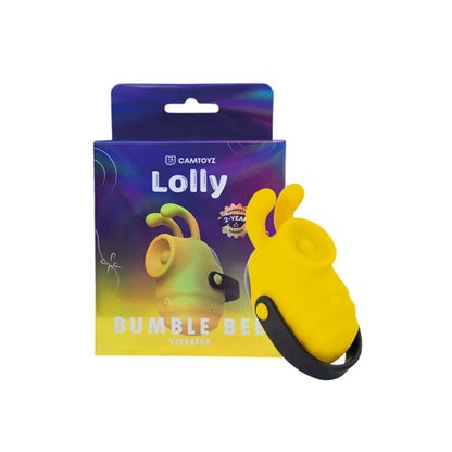 Camtoyz Bumble Bee Lolly Vibrator – Yellow – Multi-Function with Pulsating Vibrations