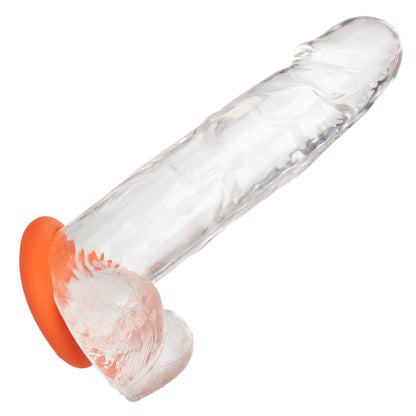 CalExotics Alpha Liquid Silicone Prolong Large Ring – Orange – Waterproof