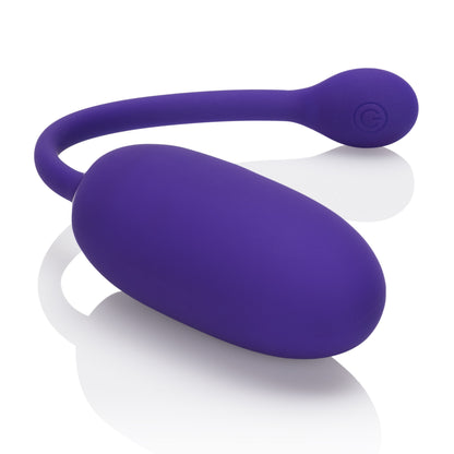 CalExotics Rechargeable Kegel Ball Starter – Purple – 12 Function Vibrating Exerciser