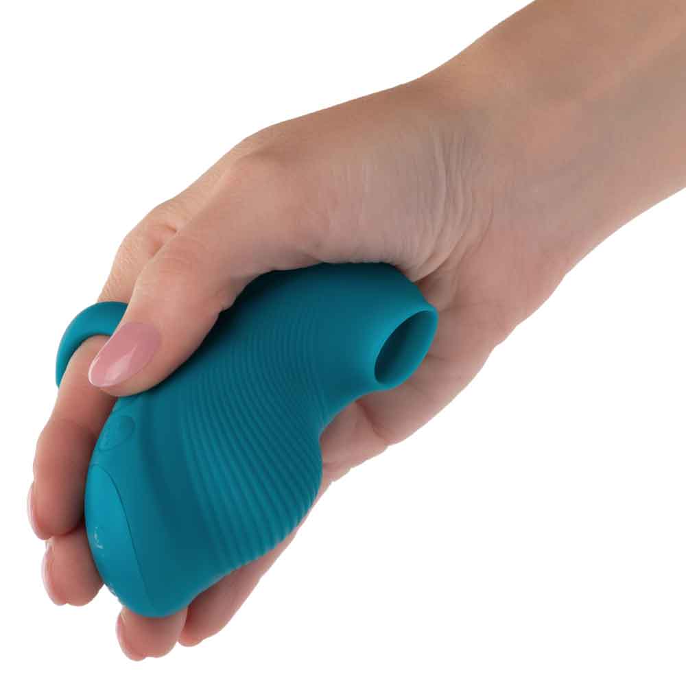 CalExotics Envy Handheld Suction Massager - Blue - Multi-Function