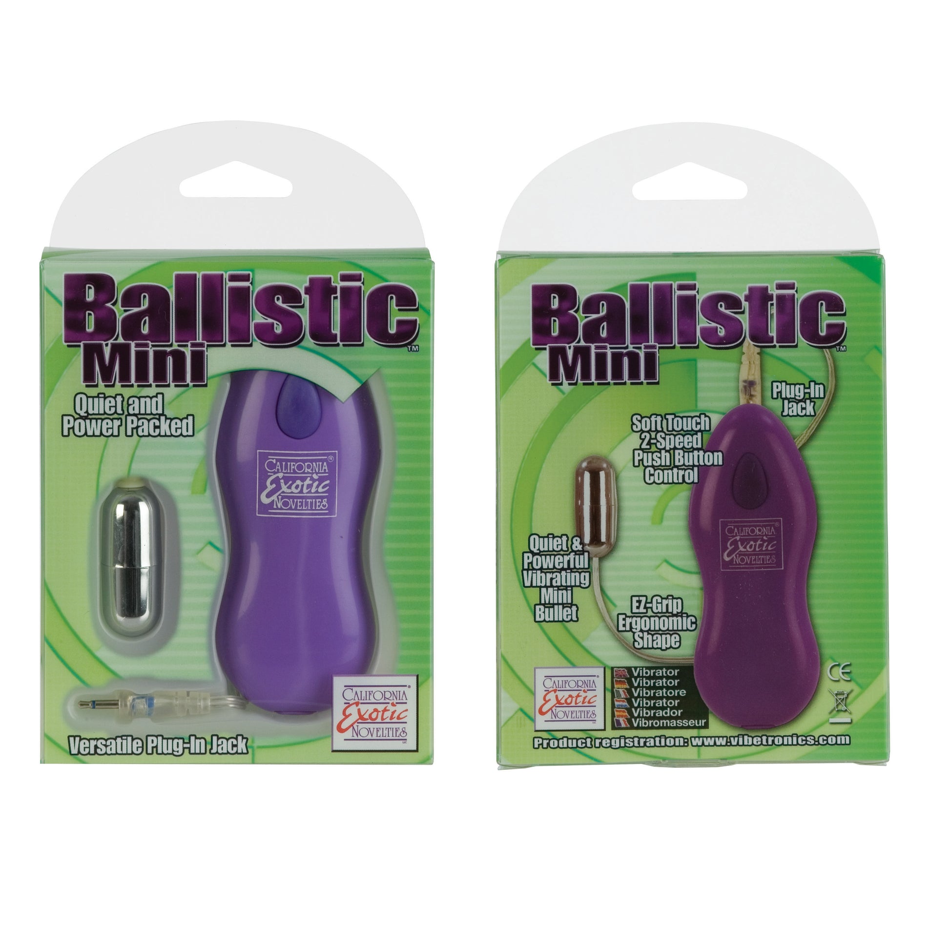 CalExotics Ballistic Mini Vibrating Bullet – Purple
