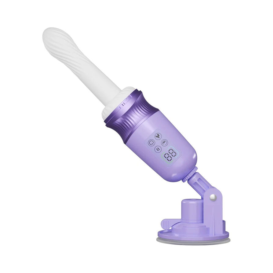Temptasia Violet Vixen Thrusting and Vibrating Device - Purple