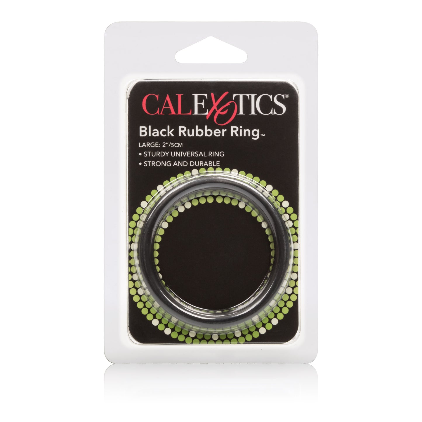 CalExotics Large Rubber Ring for Erection Enhancement – Black