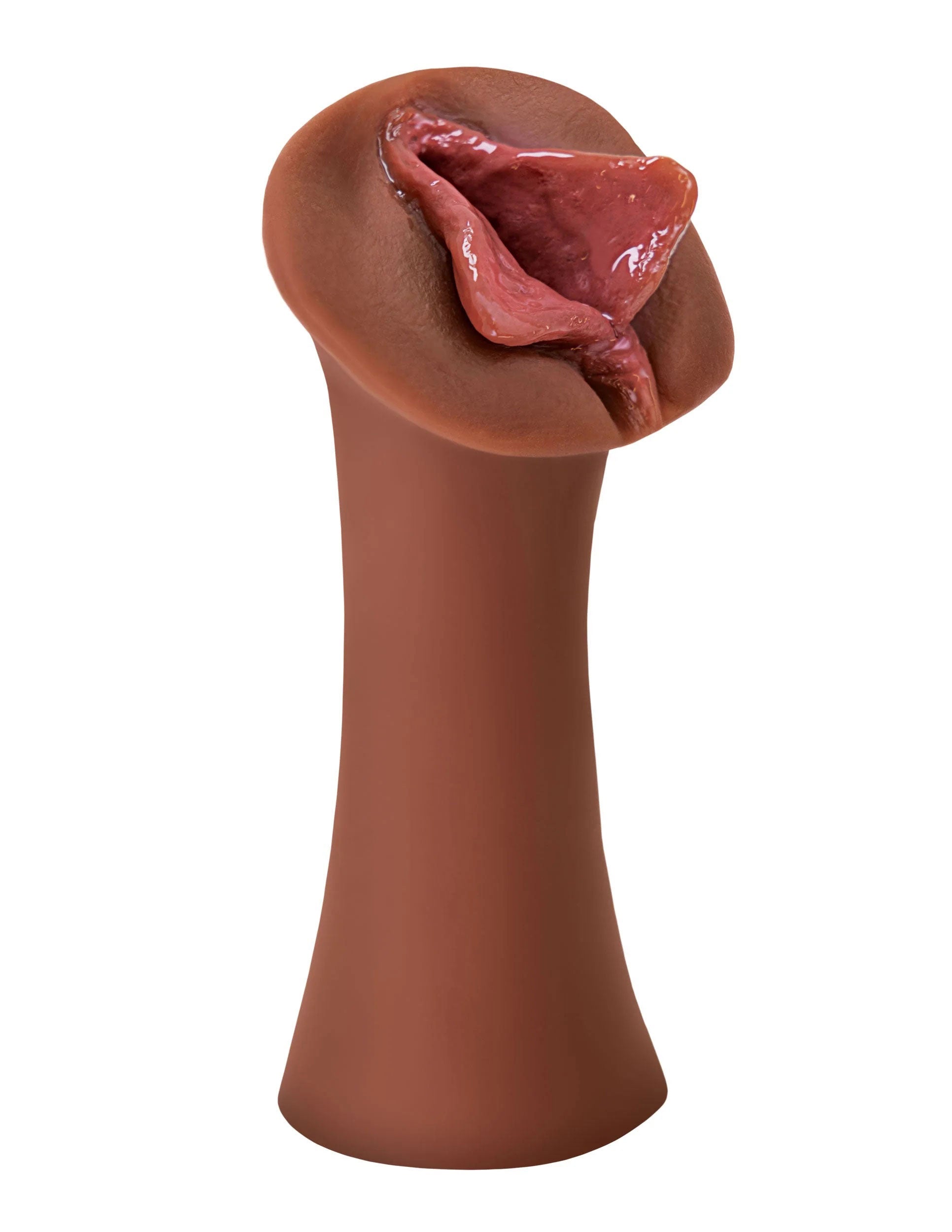 Pipedream Extreme Wet Pussies Luscious Lips Stroker – Brown