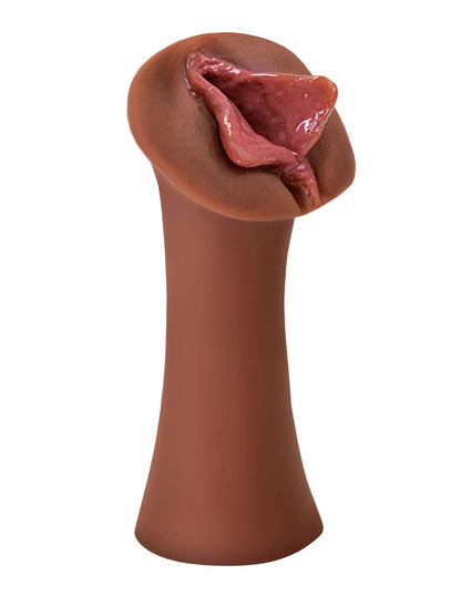 Pipedream Extreme Wet Pussies Luscious Lips Stroker – Brown