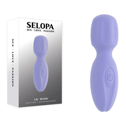 Evolved Novelties Lil Wand Vibrator – Purple – Waterproof, Multi-Speed