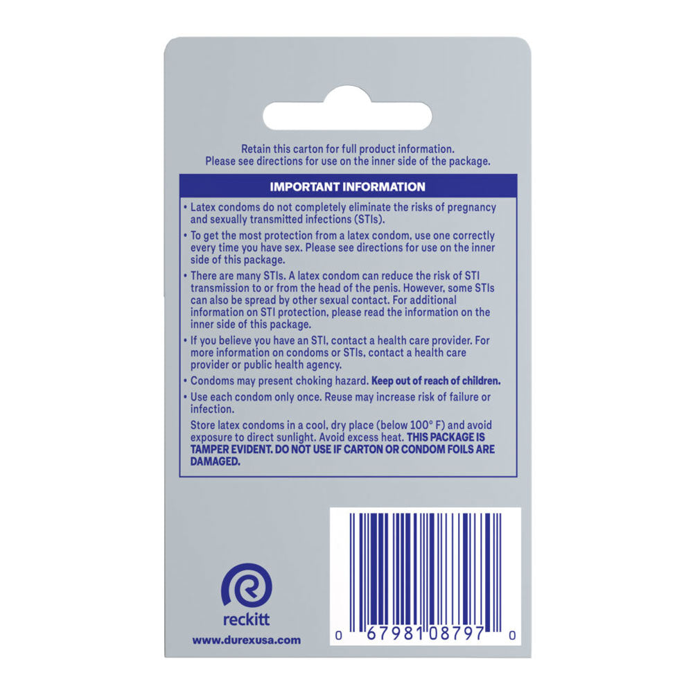 Durex Air Condom – Extra Thin Latex Condom – 3 Pack