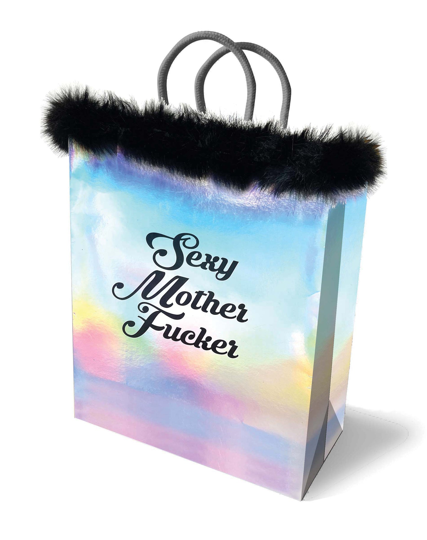 Little Genie Sexy Mother Fucker Gift Bag - Silver - Premium Card Stock