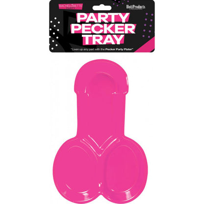 Hott Products Pecker Party Platter – Penis Shaped Platter – Red
