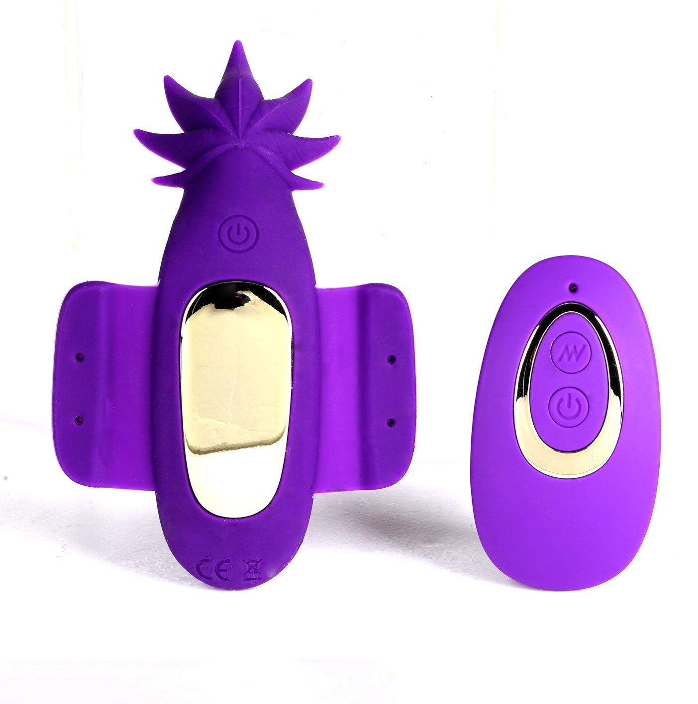 Sativa 10-Function Remote Control Panty Vibrator – Purple
