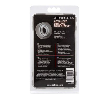 CalExotics Advanced Silicone Pump Sleeve – Black – Fits Up to 3-Inch