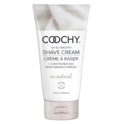 Coochy Au Natural Shave Cream - Anti-Bump Formula - 3.4 Oz