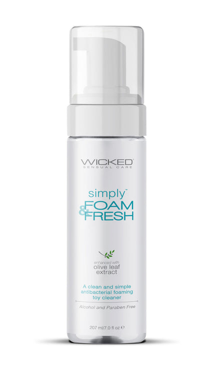 Wicked Sensual Care Simply Foam and Fresh – Antibacterial Toy Cleaner – 7 Fl. Oz.