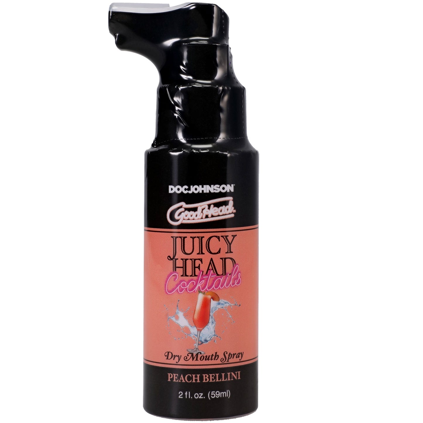 Goodhead Juicy Head Dry Mouth Spray – Peach Bellini Flavor – 2oz