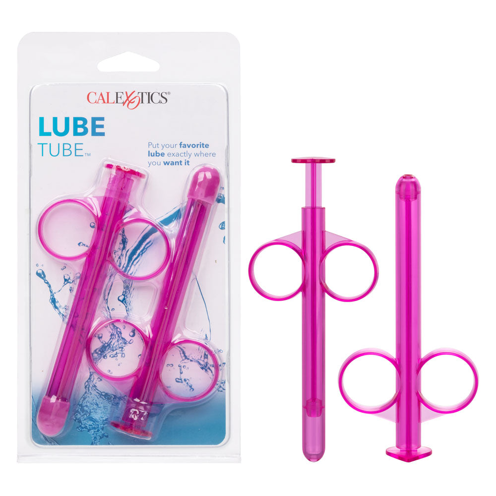 CalExotics Lube Tube - Refillable Lubricant Dispensing Tube - Purple