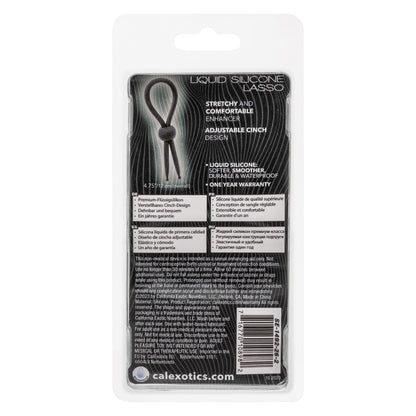 Alpha Liquid Silicone Lasso – Stretchy Enhancer – Black
