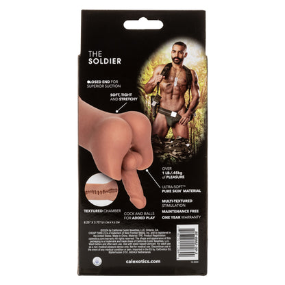 CalExotics Cheap Thrills The Soldier Masturbator – Tan, Realistic Design