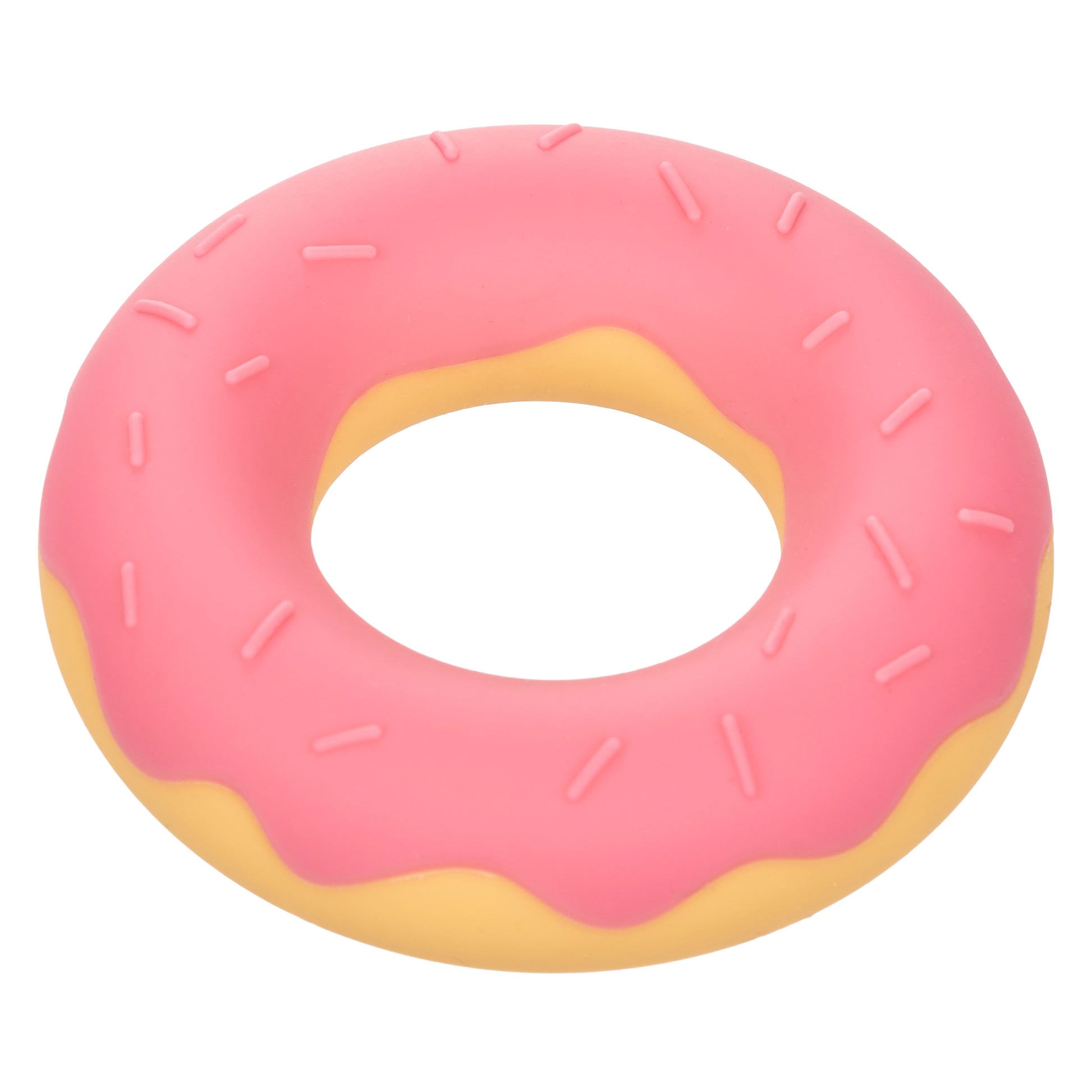 CalExotics Naughty Bits Dickin' Donuts Silicone Donut Cock Ring - Pink