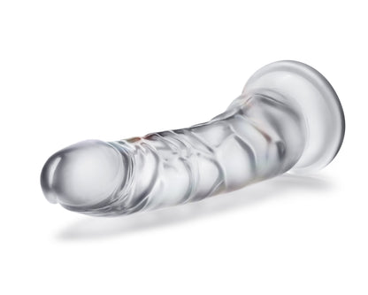 Blush B Yours Diamond Glisten Dildo with Suction Cup Base – Clear