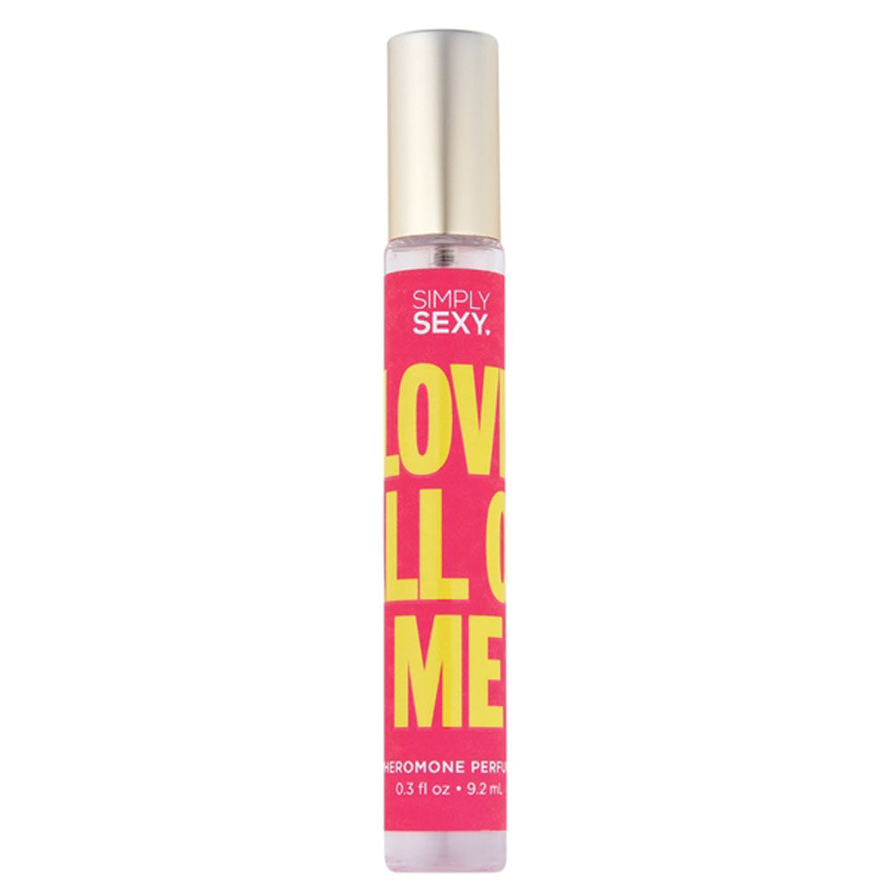 Simply Sexy Pheromone Perfume Love All of Me – Floral Vanilla Scent – 0.3 Oz