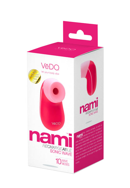 VeDO Nami Rechargeable Sonic Vibe - Foxy Pink - Multi-Function Vibrator