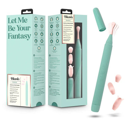 Blush Sage Oscillating Wand – Green – 10 Vibration Modes