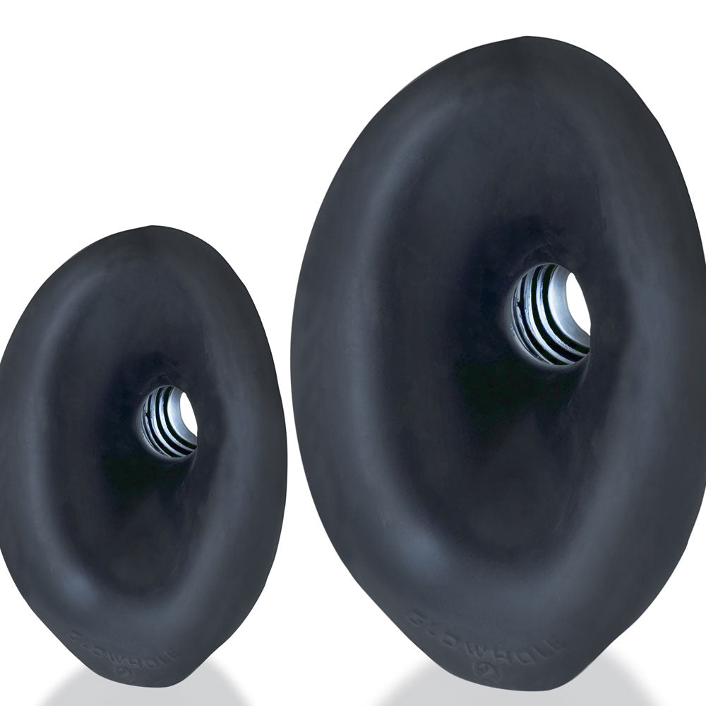 Oxballs Morph Hole 1 Small Silicone Sex Toy - Black Ice