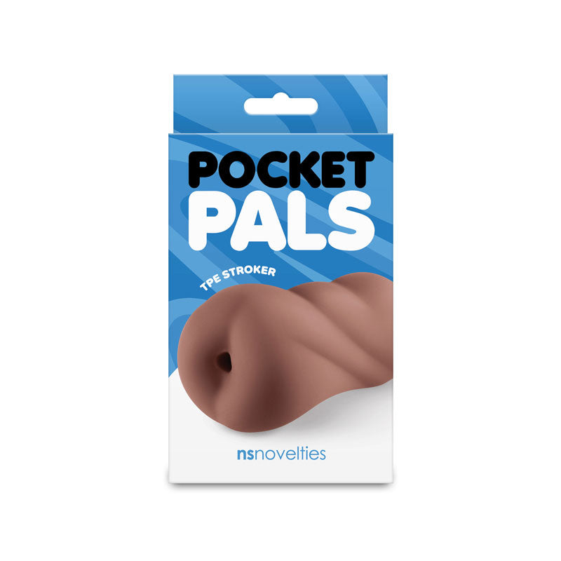 NS Novelties Pocket Pals Anal Stroker – Brown