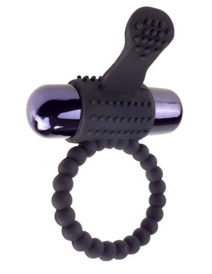 Pipedream Fantasy C-Ringz Vibrating Silicone Super Ring - Black