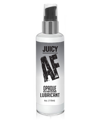 Juicy AF Water-Based Creamy Lubricant - 4 Oz - White Opaque