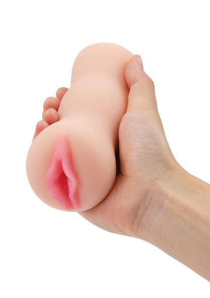 ZOLO Vibrating Pussy Stroker with Multi-Speed Bullet – Light Beige