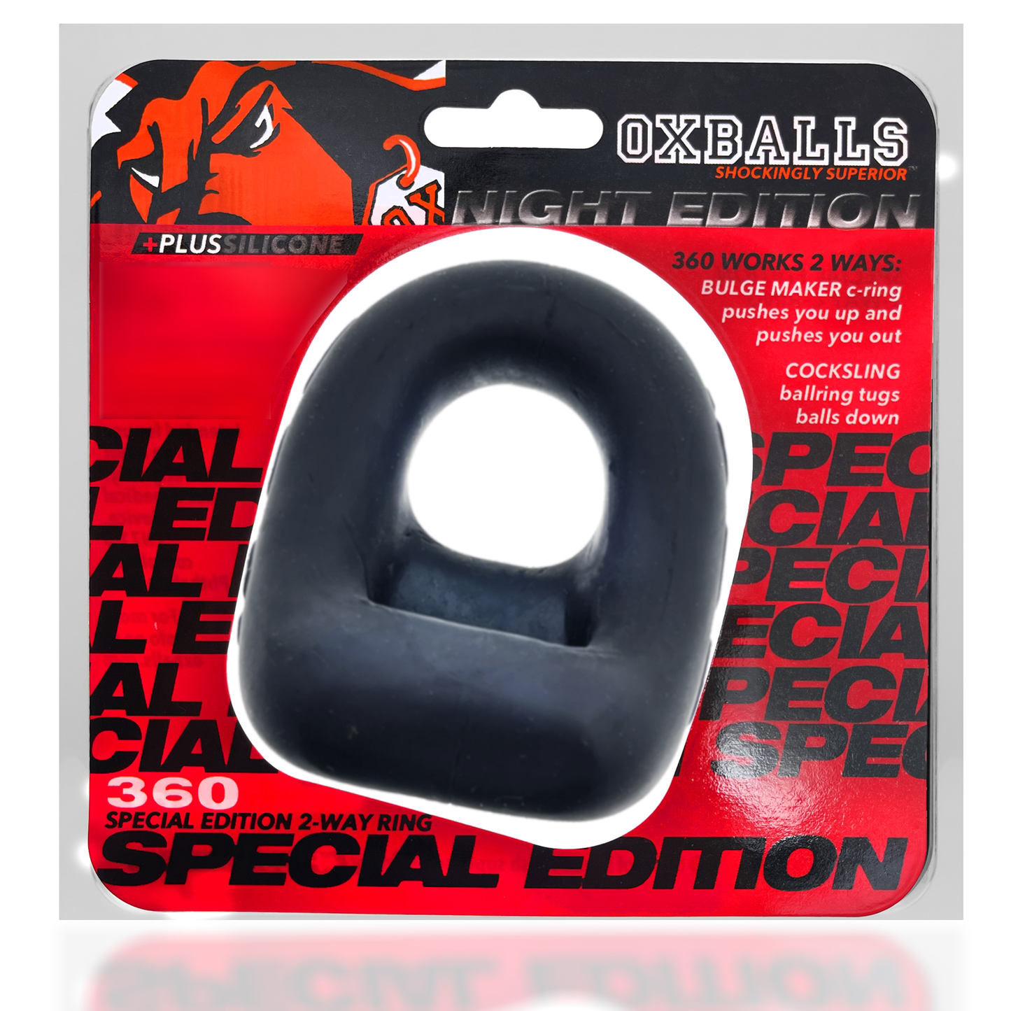 OXBALLS 360 Special Edition 2-Way C-Ring – Black