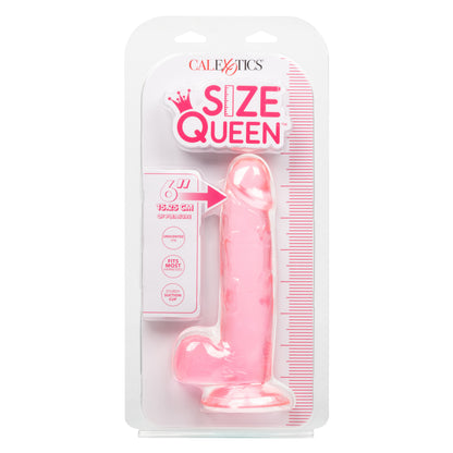 CalExotics Size Queen 6-Inch Realistic Dildo with Suction Cup - Pink