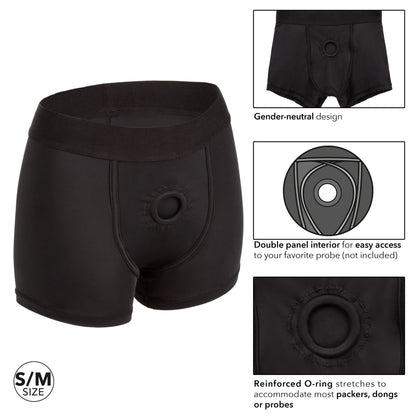 CalExotics Boundless Boxer Brief Harness – Black – Size S/M