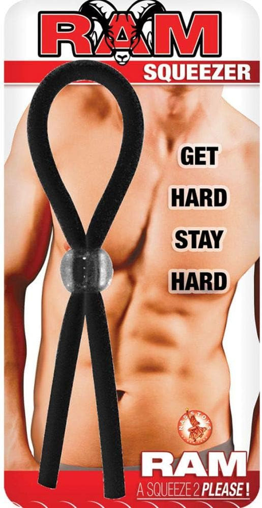 Nasstoys RAM Squeezer Adjustable Cockring – Black
