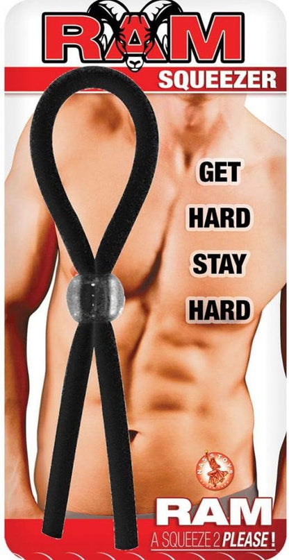 Nasstoys RAM Squeezer Adjustable Cockring – Black
