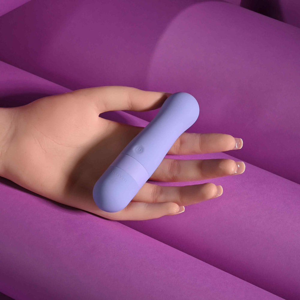 Evolved Novelties Squishy Bullet Vibrating Bullet for Internal and Clitoral Stimulation – Purple